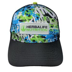 Herbalife Nutrition Snapback Trucker Hat Multicolor OS Embroidered Mesh Back